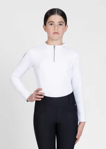 Maximilian YR Téli Hosszú Ujjú Aláöltözet (fehér), 4XS (125 - 135 cm)