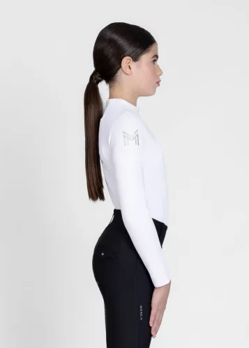 Maximilian YR Téli Hosszú Ujjú Aláöltözet (fehér), 4XS (125 - 135 cm)