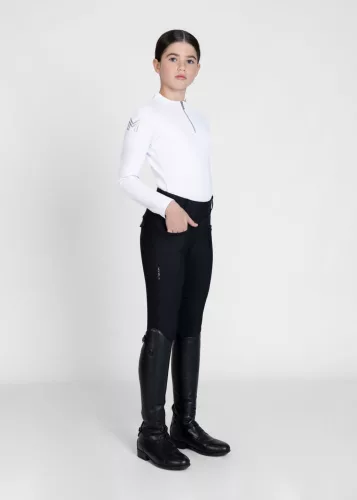 Maximilian YR Téli Hosszú Ujjú Aláöltözet (fehér), 4XS (125 - 135 cm)