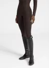 Maximilian Outline Lovagló Leggings (csokoládé), XL