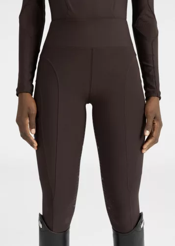 Maximilian Outline Lovagló Leggings (csokoládé), XL