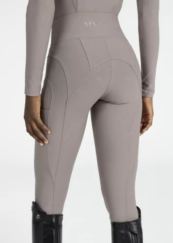 Maximilian Outline Lovagló Leggings (taupe)