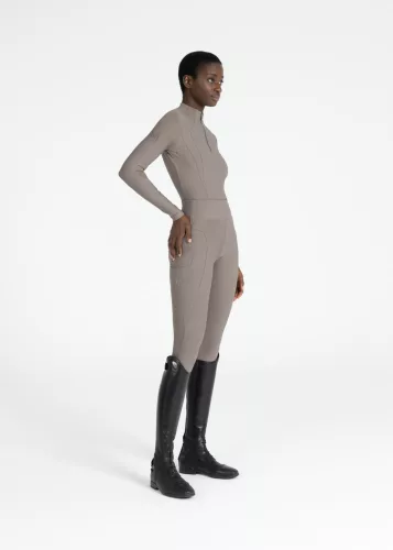 Maximilian Outline Lovagló Leggings (taupe)