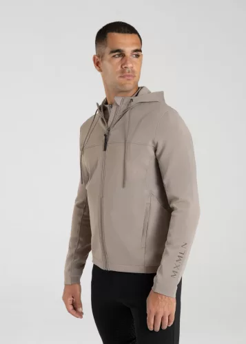 Maximilian Club Zip Kapucnis Pulóver (taupe), XXS