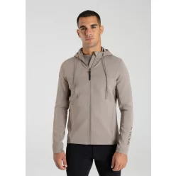 Maximilian Club Zip Kapucnis Pulóver (taupe), S