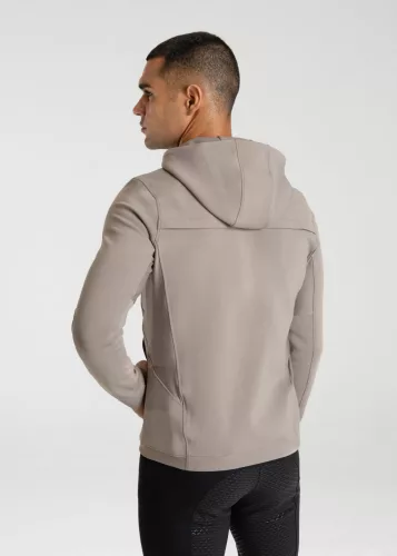 Maximilian Club Zip Kapucnis Pulóver (taupe), S