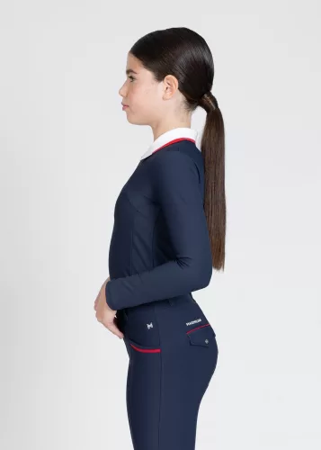 Maximilian YR Concept Hosszú Ujjú Póló (tengerészkék), 5XS (115 - 125 cm)