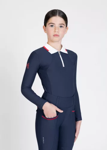 Maximilian YR Concept Hosszú Ujjú Póló (tengerészkék), 2XS (145 - 155 cm)