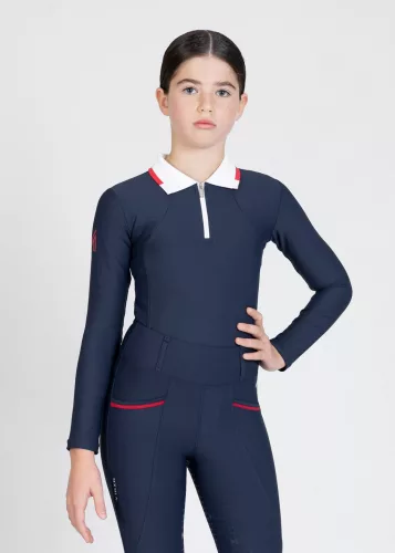 Maximilian YR Concept Hosszú Ujjú Póló (tengerészkék), 2XS (145 - 155 cm)