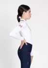 Maximilian YR Concept Hosszú Ujjú Polo Póló (fehér), 4XS (125 - 135 cm)