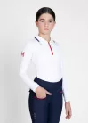 Maximilian YR Concept Hosszú Ujjú Polo Póló (fehér), 3XS (135 - 145 cm)