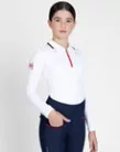 Maximilian YR Concept Hosszú Ujjú Polo Póló (fehér), 3XS (135 - 145 cm)