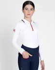 Maximilian YR Concept Hosszú Ujjú Polo Póló (fehér), 2XS (145 - 155 cm)