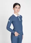 Maximilian YR Concept Hosszú Ujjú Polo Póló (tengerész), 5XS (115 - 125 cm)
