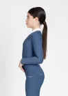 Maximilian YR Concept Hosszú Ujjú Polo Póló (tengerész), 4XS (125 - 135 cm)