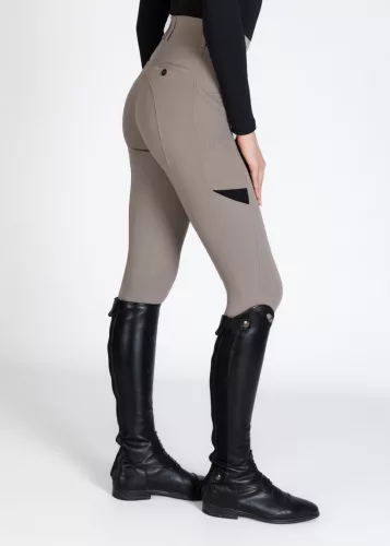 Maximilian Tech Lovagló Leggings (taupe)