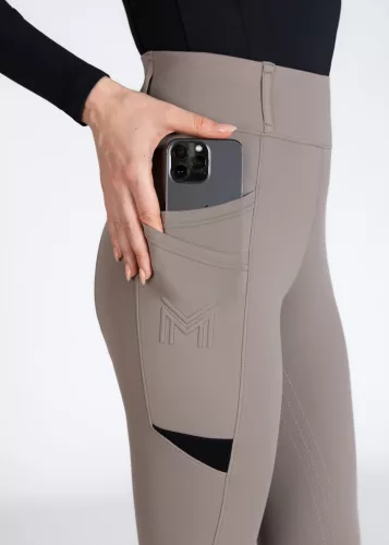 Maximilian Tech Lovagló Leggings (taupe)