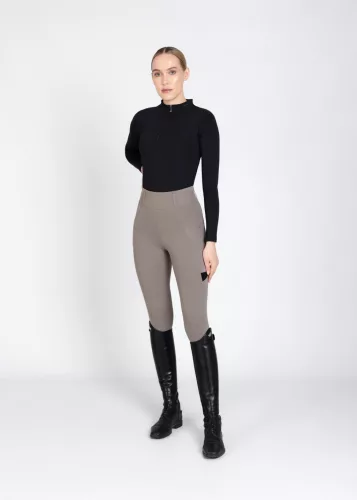 Maximilian Tech Lovagló Leggings (taupe)
