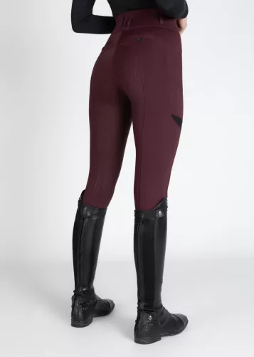 Maximilian Tech Lovagló Leggings (burgundi)