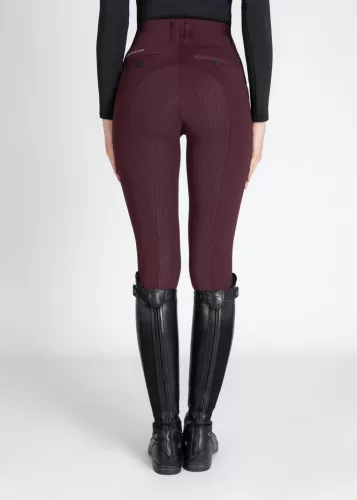 Maximilian Tech Lovagló Leggings (burgundi)