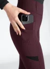 Maximilian Tech Lovagló Leggings (burgundi)