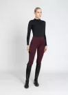 Maximilian Tech Lovagló Leggings (burgundi)