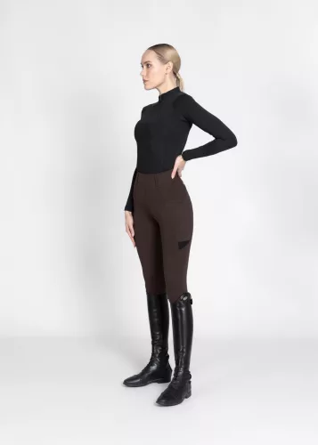 Maximilian Tech Lovagló Leggings (csokoládé)