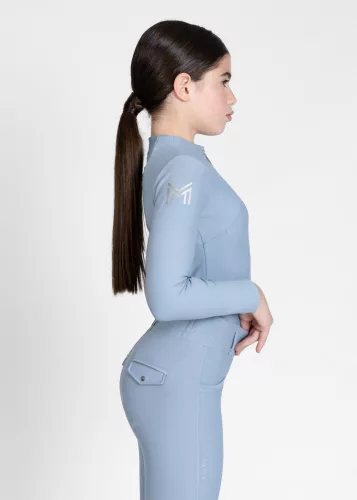 Maximilian YR Hosszú Ujjú Alapréteg (aqua), 5XS (115 - 125 cm)