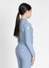 Maximilian YR Hosszú Ujjú Alapréteg (aqua), 3XS (135 - 145 cm)