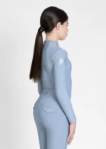 Maximilian YR Hosszú Ujjú Alapréteg (aqua), 3XS (135 - 145 cm)