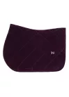 Maximilian Velvet Jumping Saddle Pad (ametiszt)