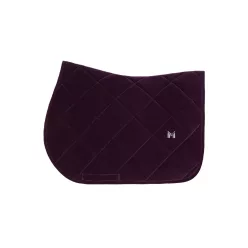 Maximilian Velvet Jumping Saddle Pad (ametiszt)