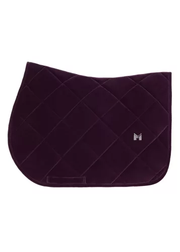 Maximilian Velvet Jumping Saddle Pad (ametiszt)