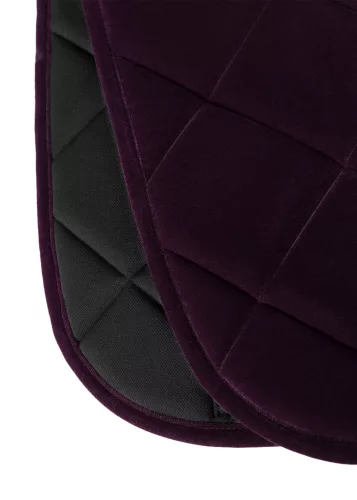 Maximilian Velvet Jumping Saddle Pad (ametiszt)