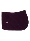 Maximilian Velvet Jumping Saddle Pad (ametiszt)