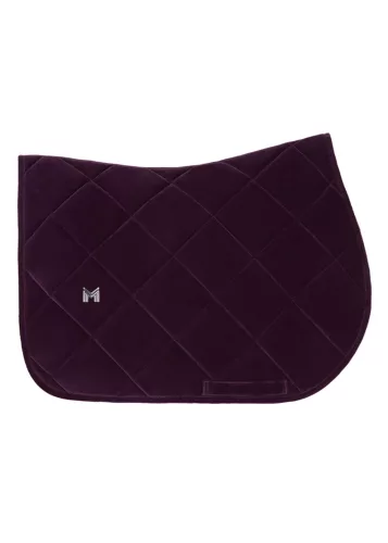 Maximilian Velvet Jumping Saddle Pad (ametiszt)