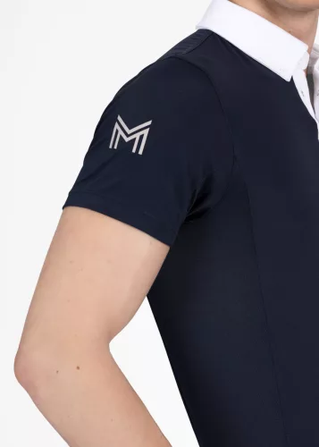 Maximilian Focus Rövid Ujjú Versenypóló (navy)