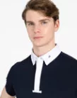 Maximilian Focus Rövid Ujjú Versenypóló (navy)