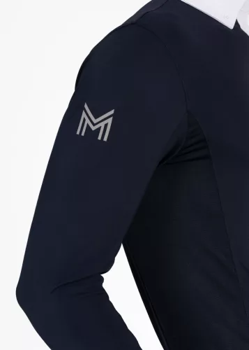 Maximilian Focus Hosszú Ujjú Versenypóló (tengerészkék)