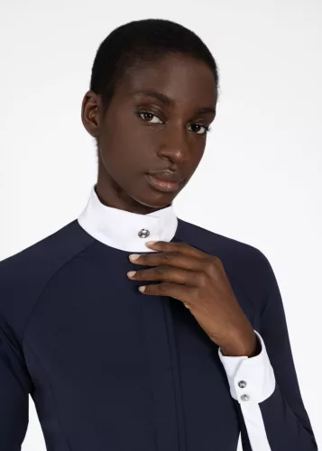 Maximilian Aira Hosszú Ujjú Show Shirt (tengerészkék)