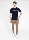 Maximilian Step Technikai Póló (tengerészkék)