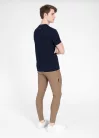 Maximilian Step Technikai Póló (tengerészkék)