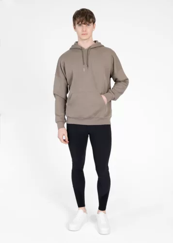 Maximilian Férfi Icon Oversized Kapucnis Pulóver (taupe), XS