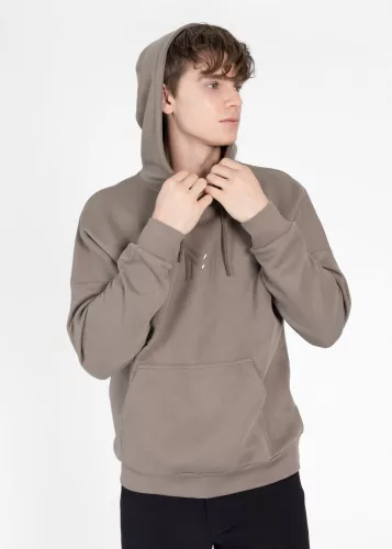 Maximilian Férfi Ikon Oversized Kapucnis Pulóver (taupe), S