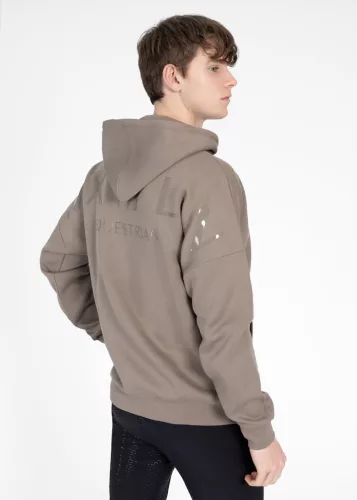 Maximilian Férfi Ikon Oversized Kapucnis Pulóver (taupe), XL