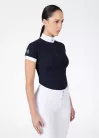 Maximilian Aira Rövid Ujjú Versenypóló (tengerészkék)