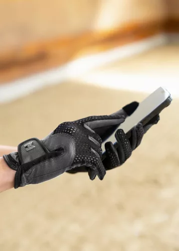 Maximilian Ava lovaglókesztyű - szürke, 6