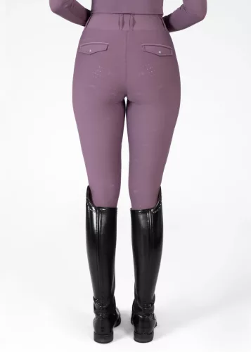Maximilian Pro lovagló leggings - plum, L