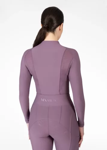 Maximilian Frame női hosszú ujjú lovaglófelső - plum, S