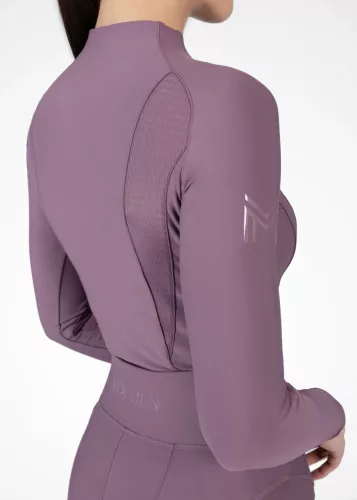Maximilian Frame női hosszú ujjú lovaglófelső - plum, S